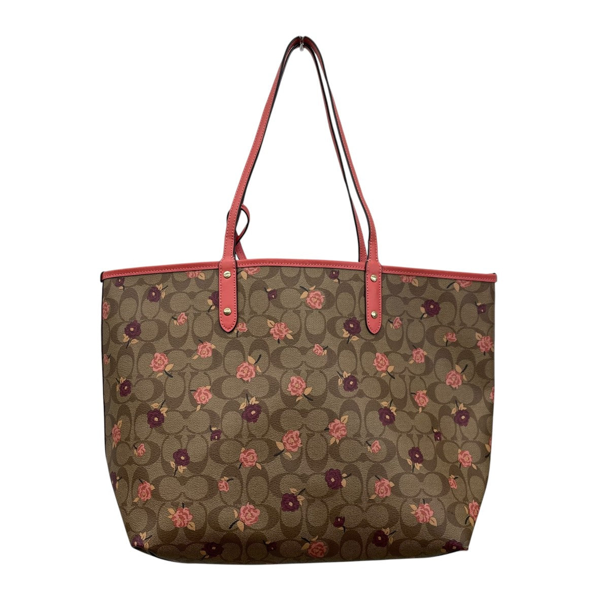 COACH リバーシブル シグネチャートートバッグ 古着・中古-2枚目のアイテム画像