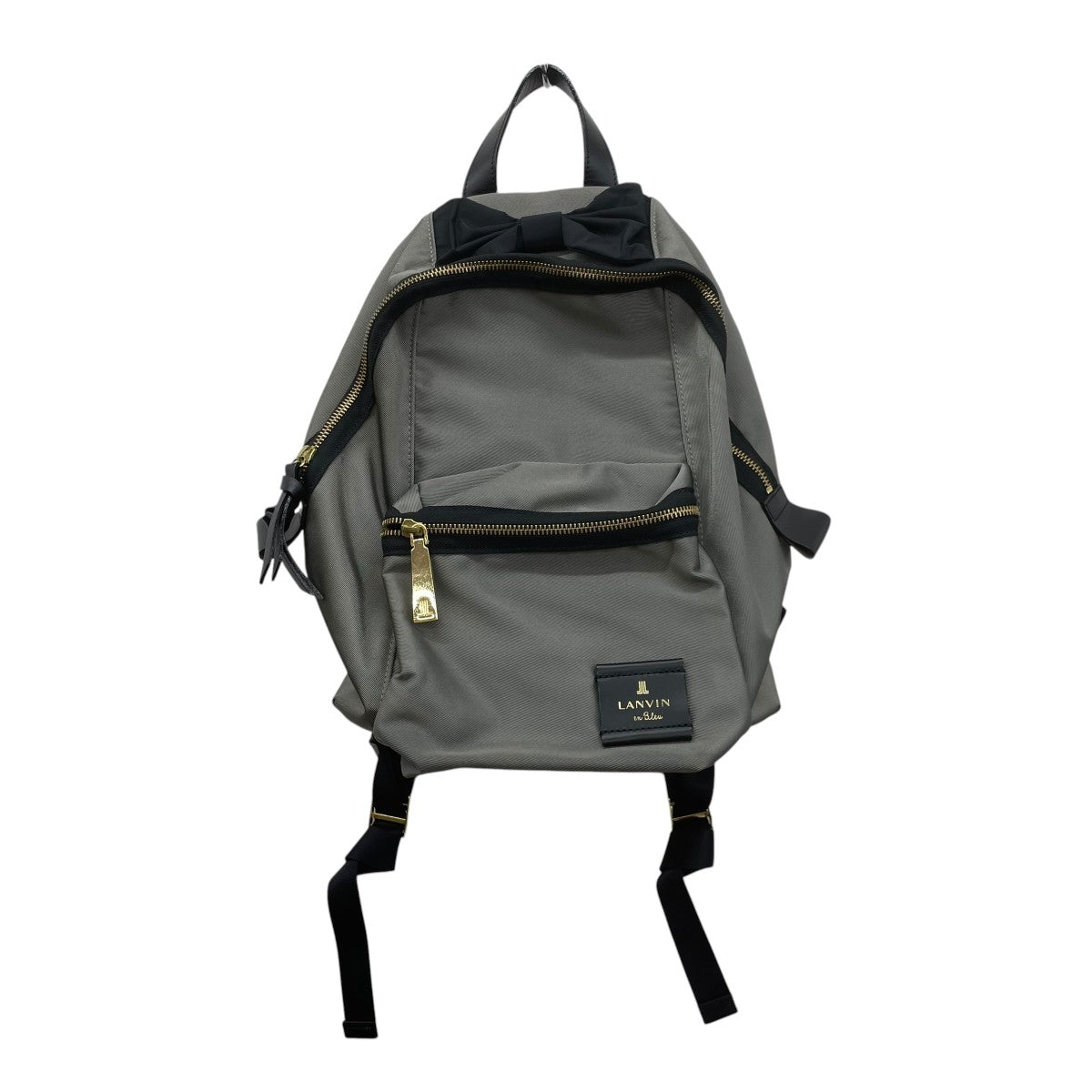 LANVIN en Bleu トロカデロリボンモチーフリュックバックパック 古着・中古-1枚目のアイテム画像