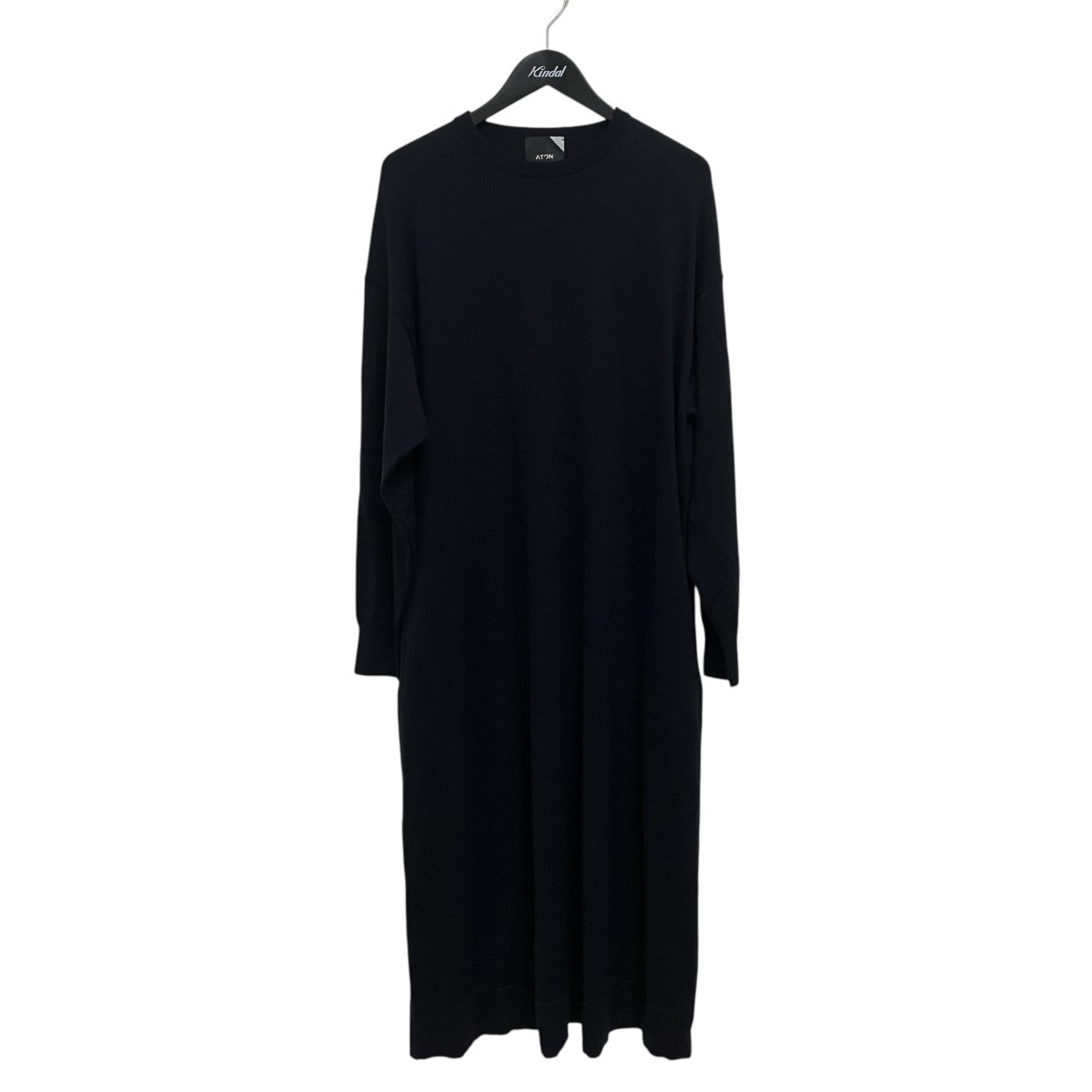 SLOW WOOL CREWNECK DRESSニットワンピース6930921