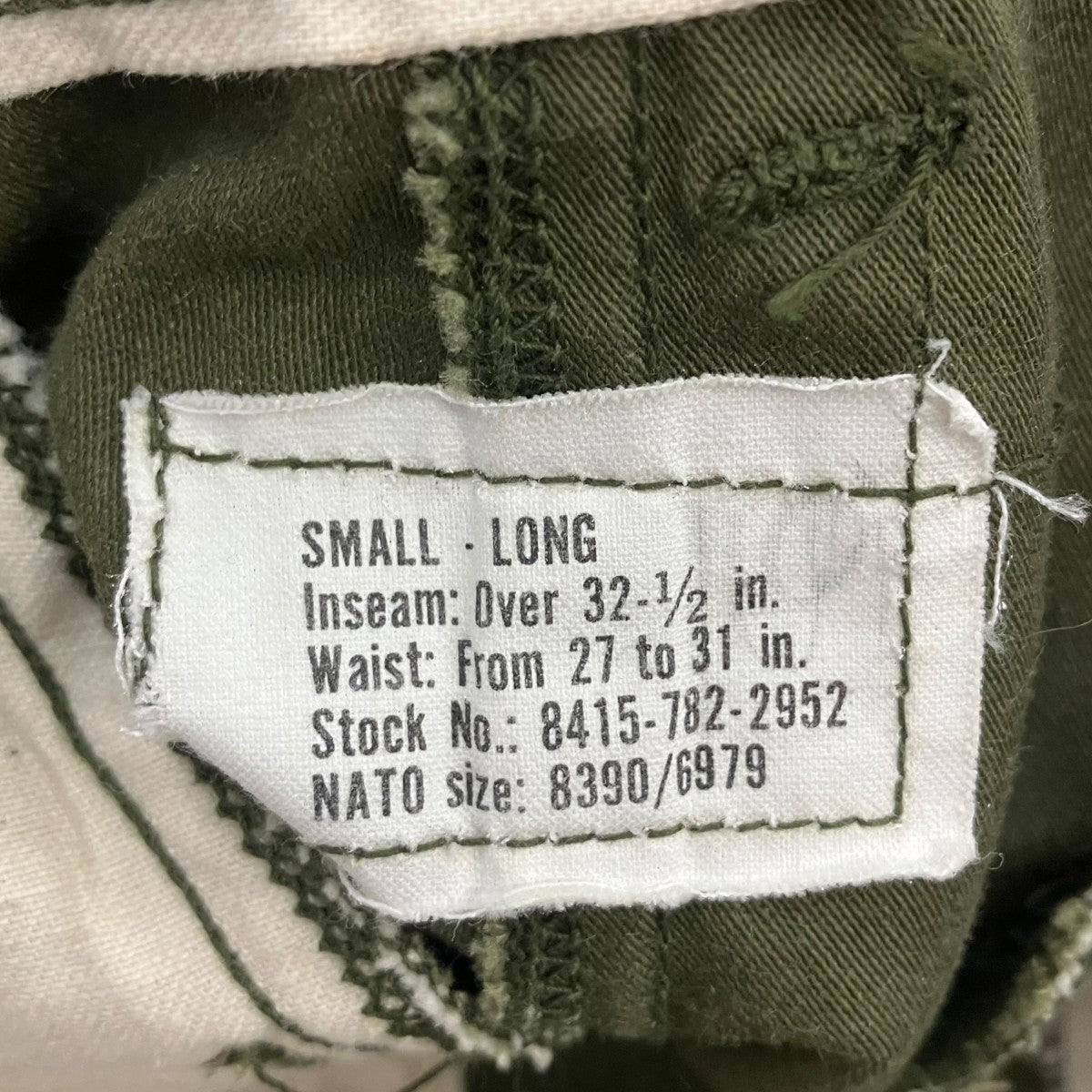 US ARMY M-65 8415-782-2952カーゴパンツ 古着・中古-6枚目のアイテム画像