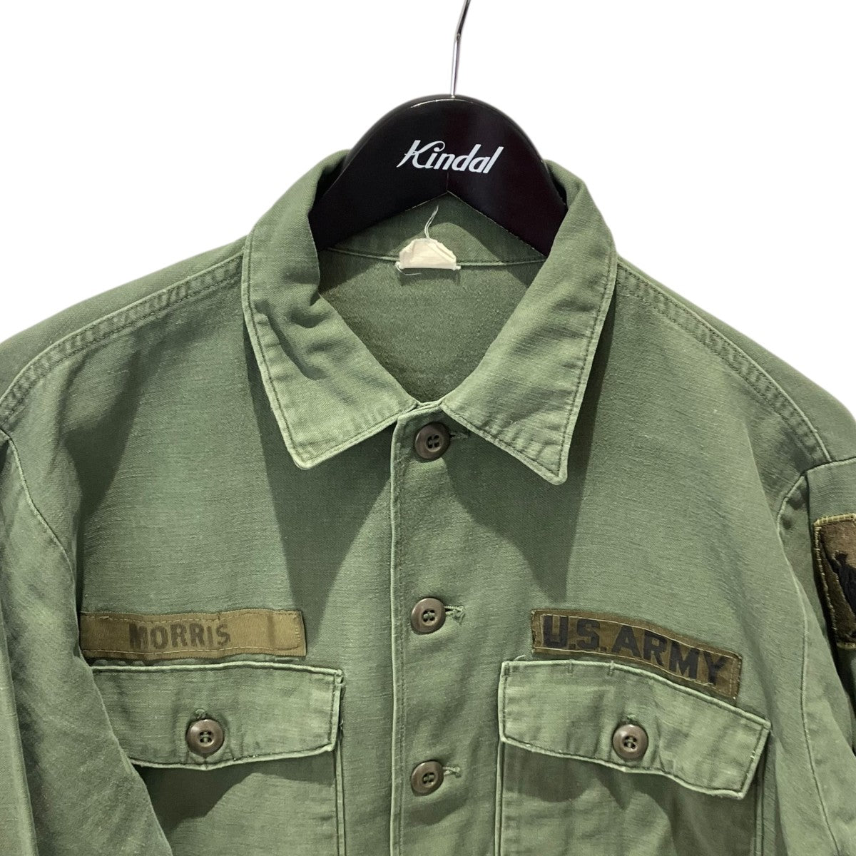 US ARMY Utility shirt P64 FSN 8405-782-3019ミリタリーシャツ 古着・中古-3枚目のアイテム画像