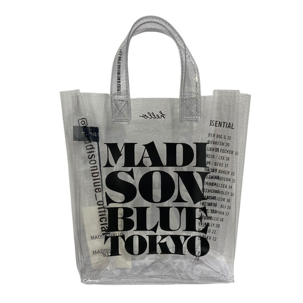 MADISON BLUE 透明バック MADISON BLUE(マディソンブルー) GRAMERCY PVC BAGクリアトートバッグ