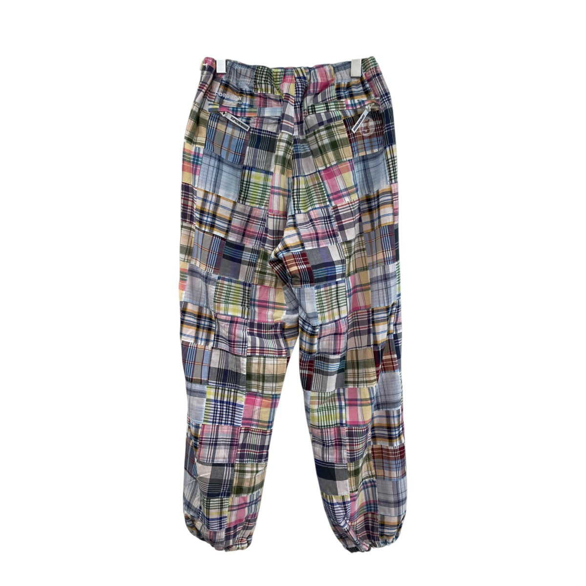 25SSPatchwork Madras Full Zip Track Pantイージーパンツ