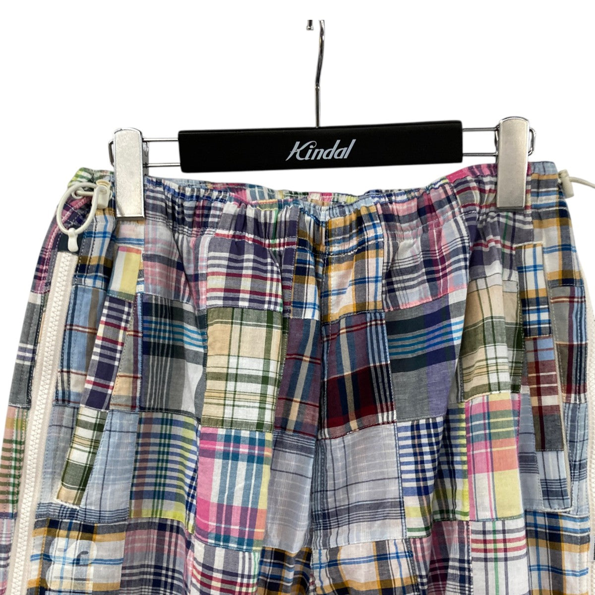 25SSPatchwork Madras Full Zip Track Pantイージーパンツ