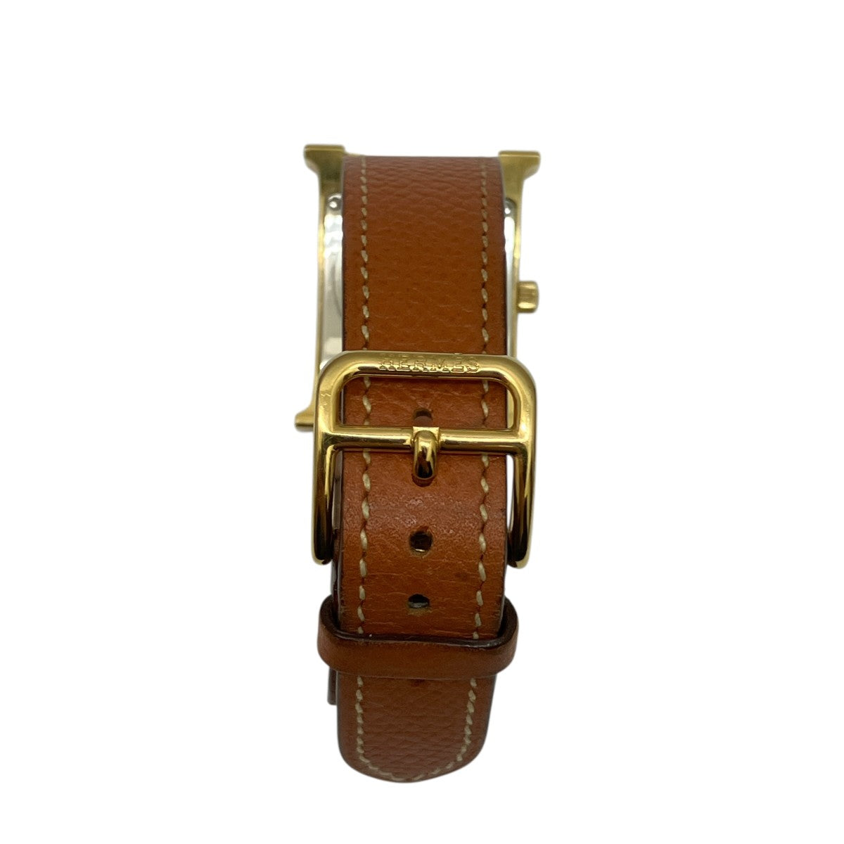 HERMES Ｈウォッチ □刻印クォーツ腕時計HH1.201 古着・中古-4枚目のアイテム画像