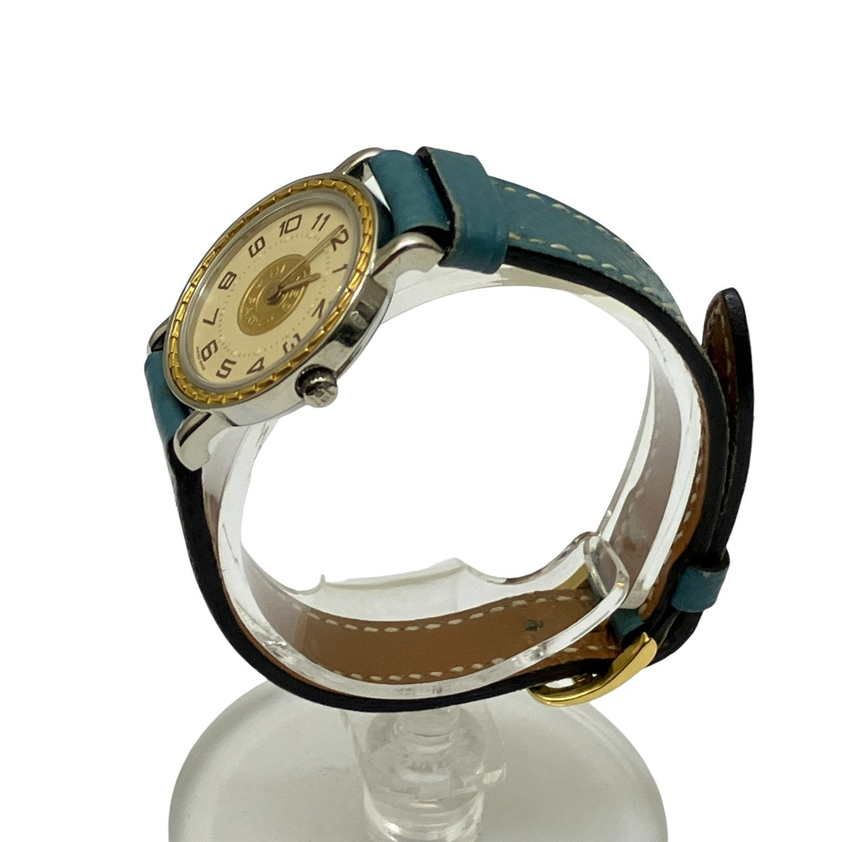 HERMES セリエ23mm □D刻印クオーツ腕時計 古着・中古-2枚目のアイテム画像