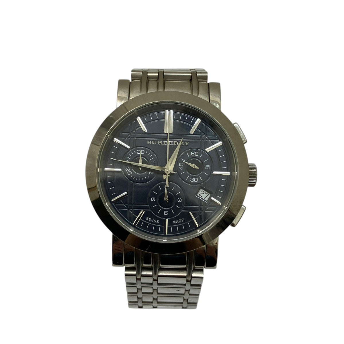 BURBERRY クロノグラフクオーツ腕時計BU1360 古着・中古-1枚目のアイテム画像