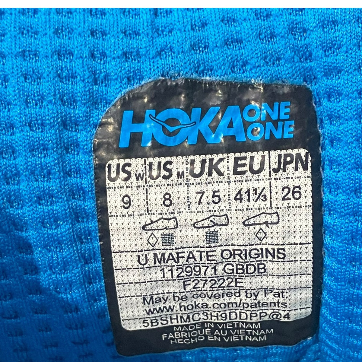 HOKA MAFATE ORIGINS Goblin Blue   Diva Blue 22FW-Iスニーカー1129971gbdb