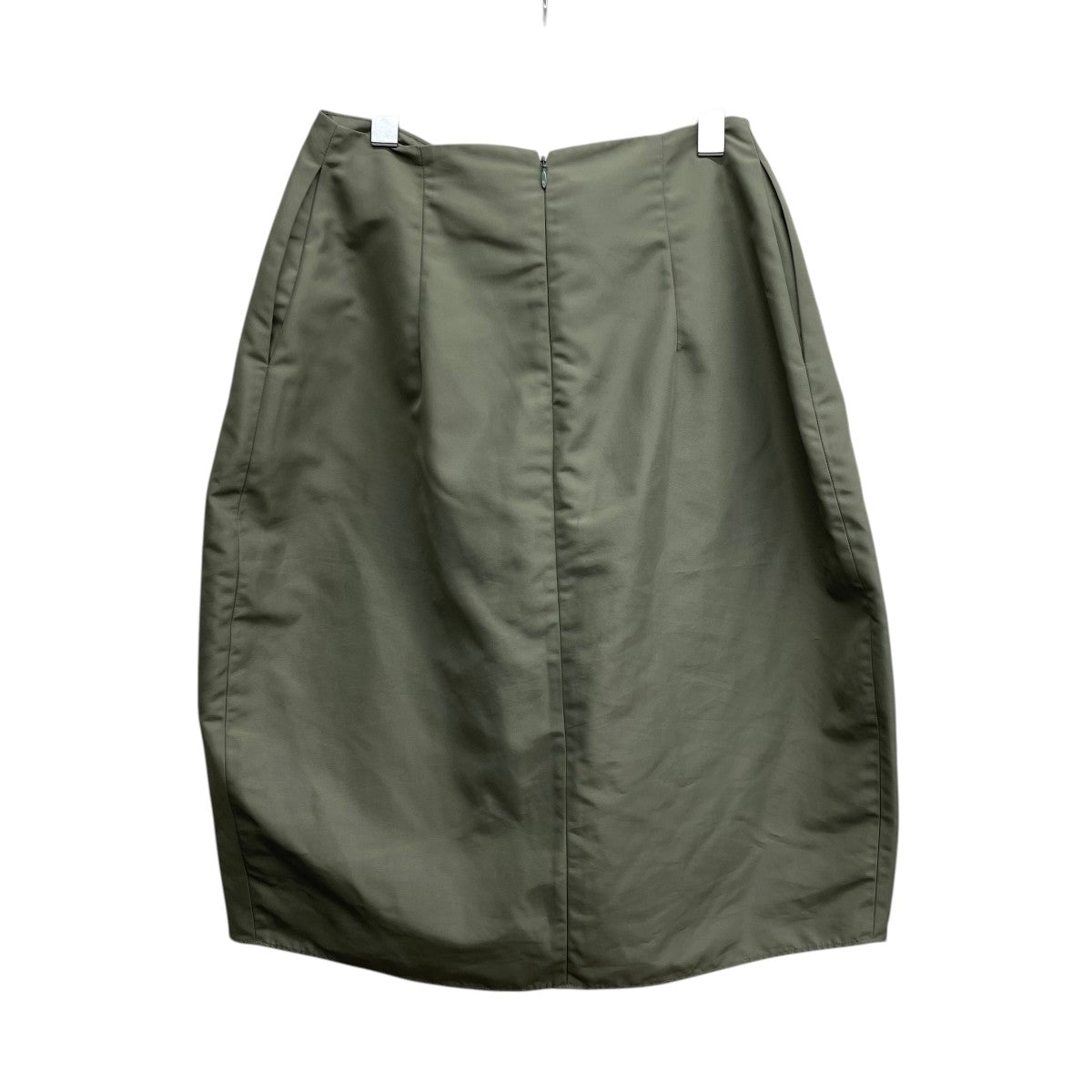 JIL SANDER NAVY フロントレースアップポリスカートSK JN KM 0021 古着・中古-2枚目のアイテム画像