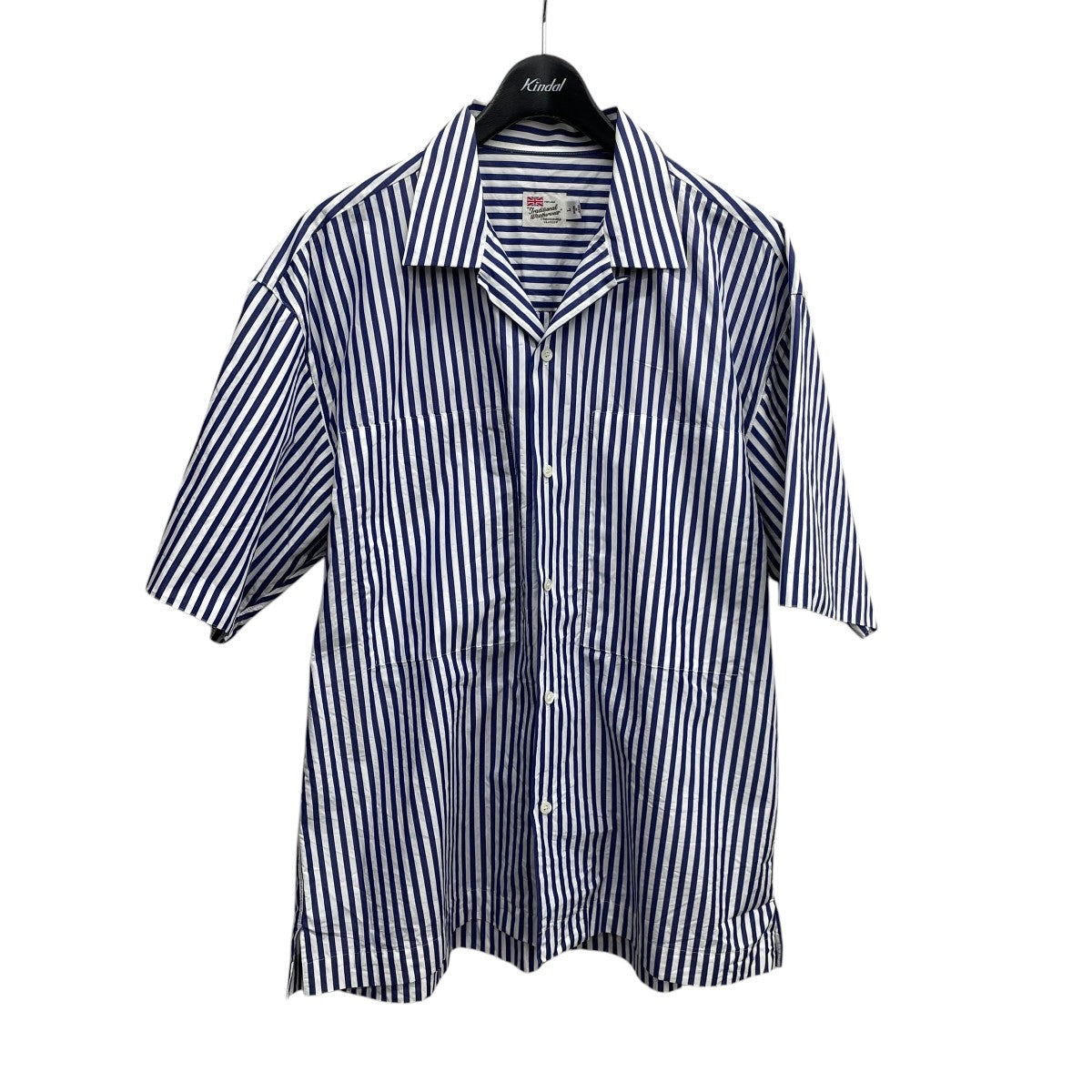Traditional Weatherwear UNIONSHIRT S Sストライプ半袖シャツG221OSFSH0018TO 古着・中古-1枚目のアイテム画像