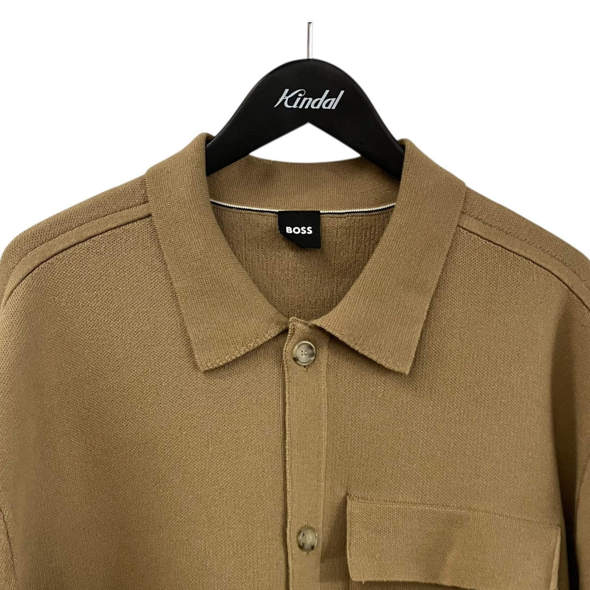 BOSS Cotton Overshirt C-Delwino ニットシャツカーディガンニットカーディガン10261639 古着・中古-3枚目のアイテム画像