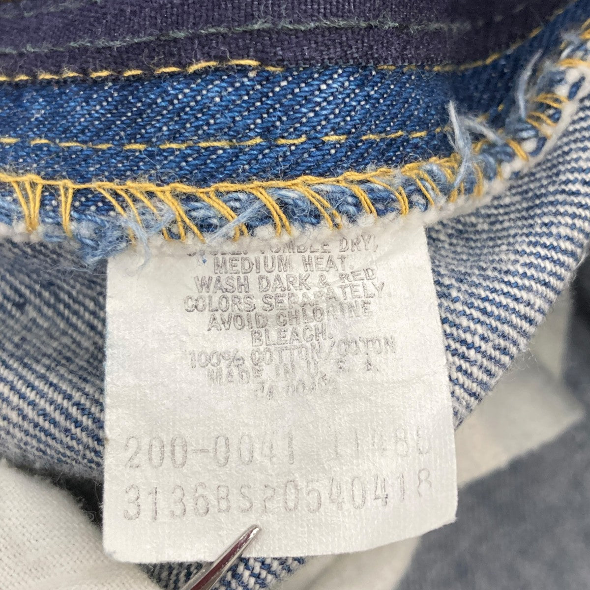 LEE 70-80s 4801482 スコービルジップデニムパンツ 古着・中古-7枚目のアイテム画像
