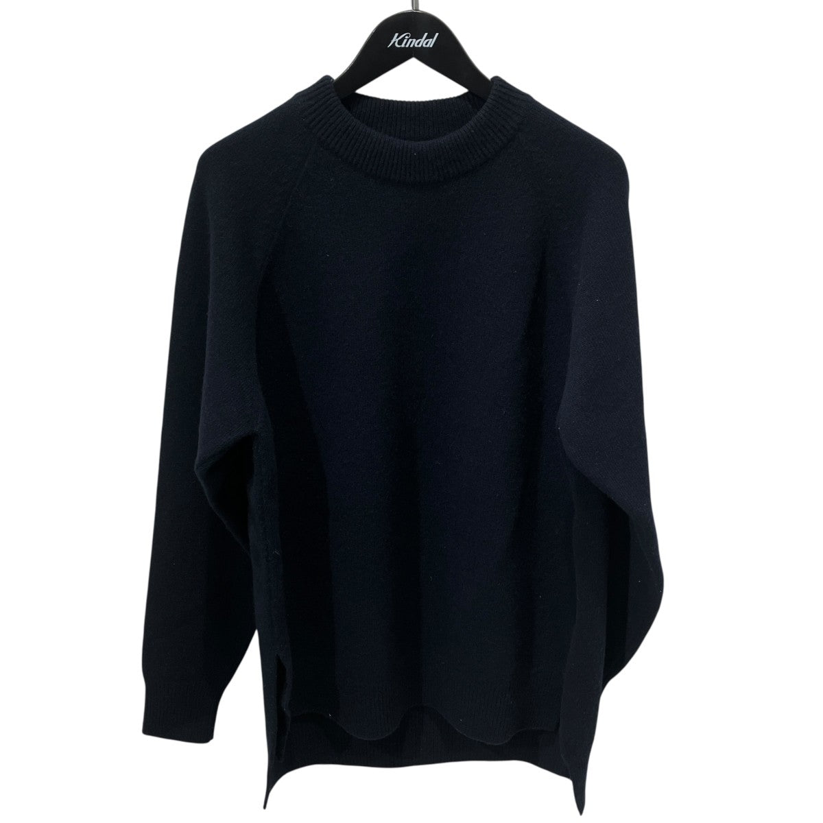 JIL SANDER サイドスリットニットクルーネックニットJSMR751001 古着・中古-1枚目のアイテム画像