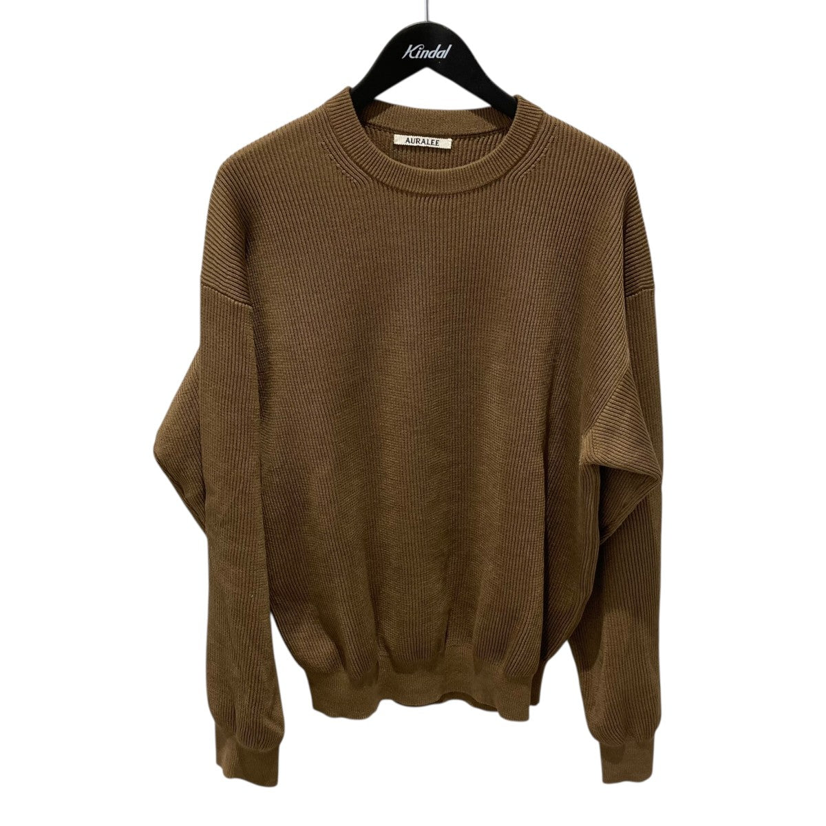AURALEE 26SSFLAT YARN RIB KNIT P OセーターA26SP01SY 古着・中古-1枚目のアイテム画像