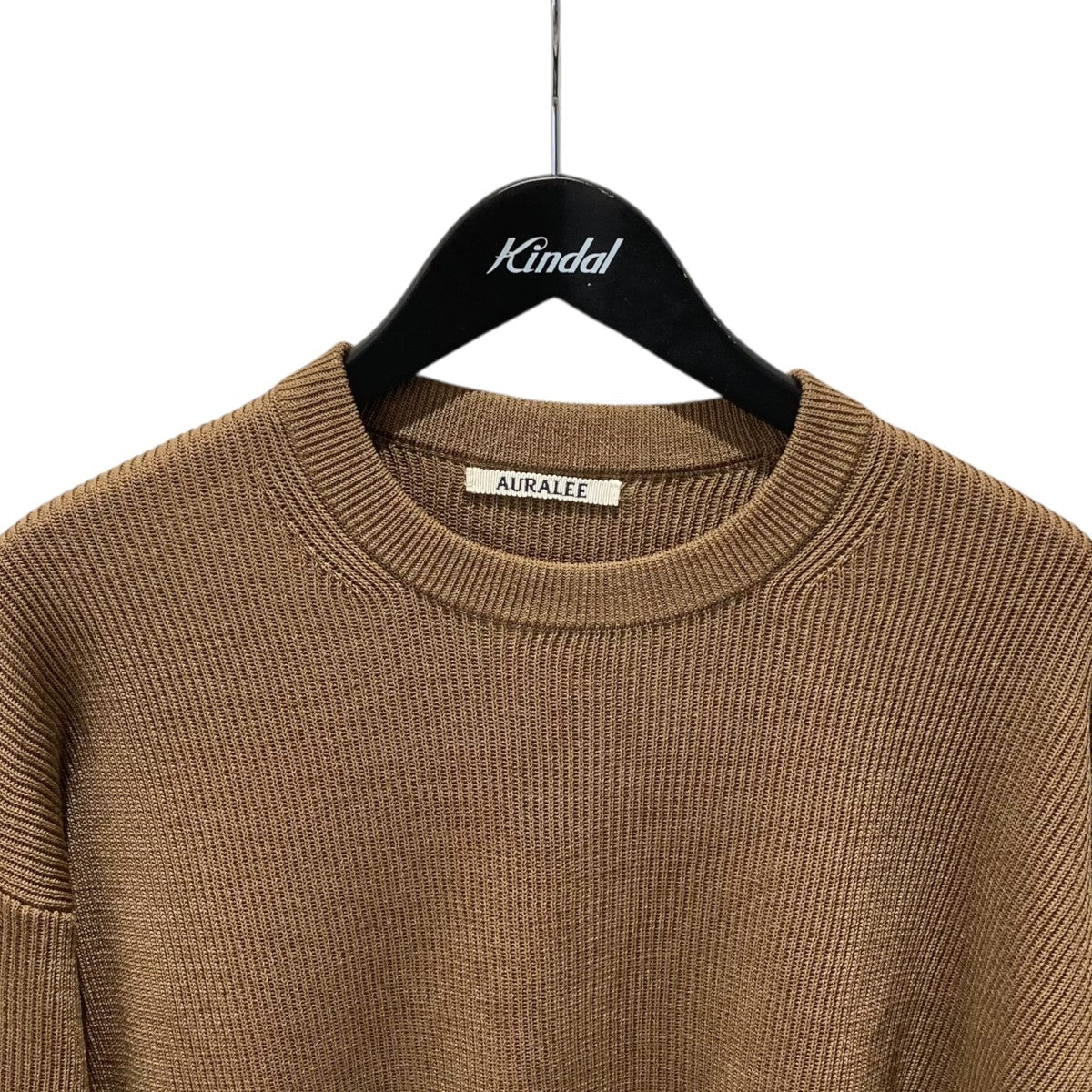 AURALEE 26SSFLAT YARN RIB KNIT P OセーターA26SP01SY 古着・中古-3枚目のアイテム画像