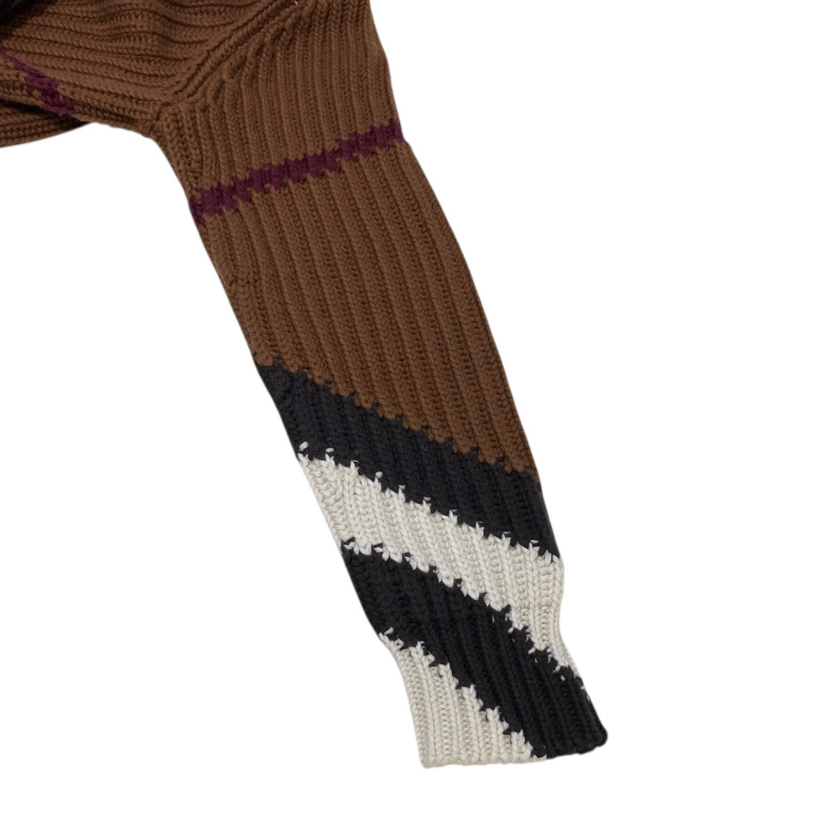 BURBERRY(バーバリー) DARK BIRCH BROWN ニットカーディガン