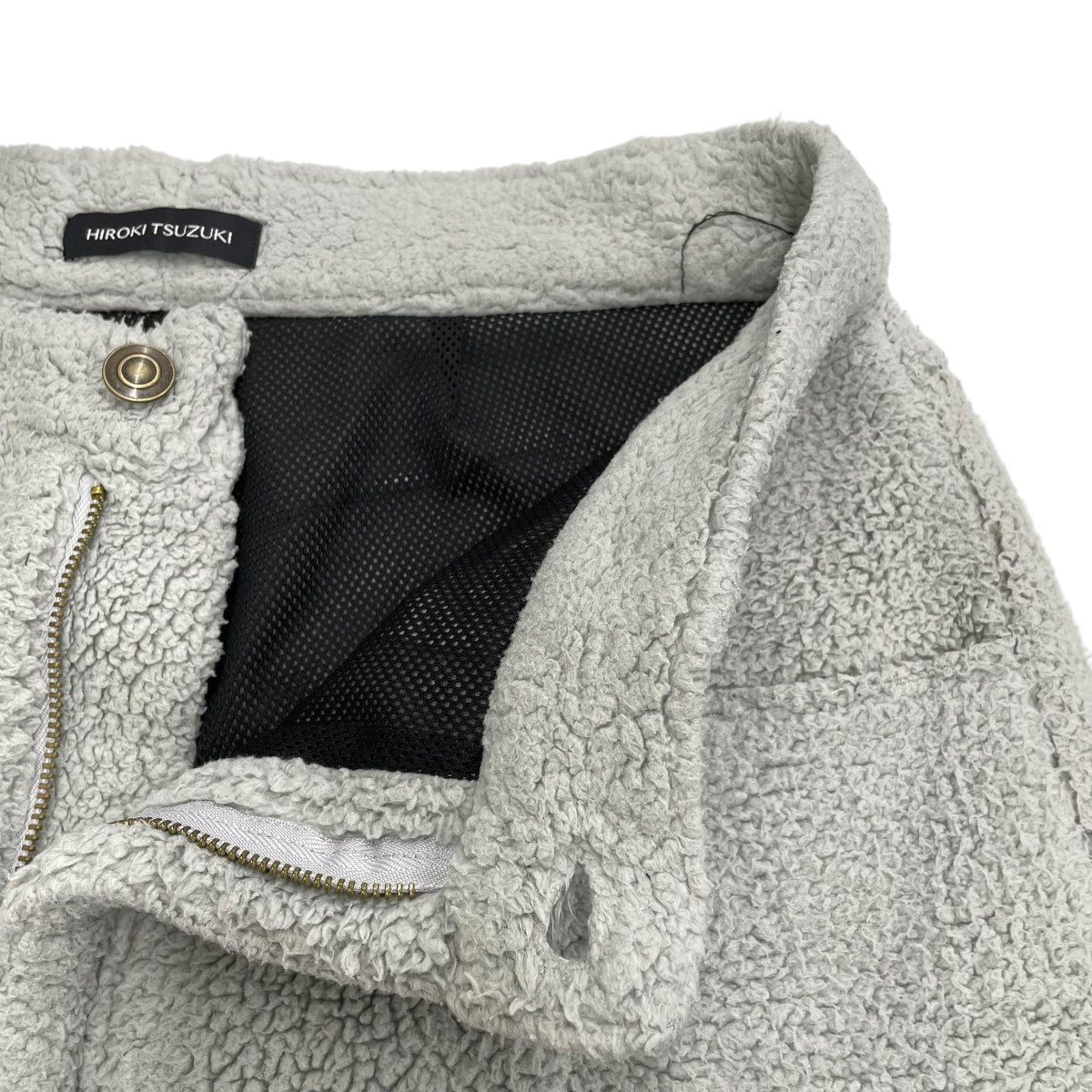 HIROKI TSUZUKI(ツヅキヒロキ) BOA FLEECE CROPPED PANTSクロップド