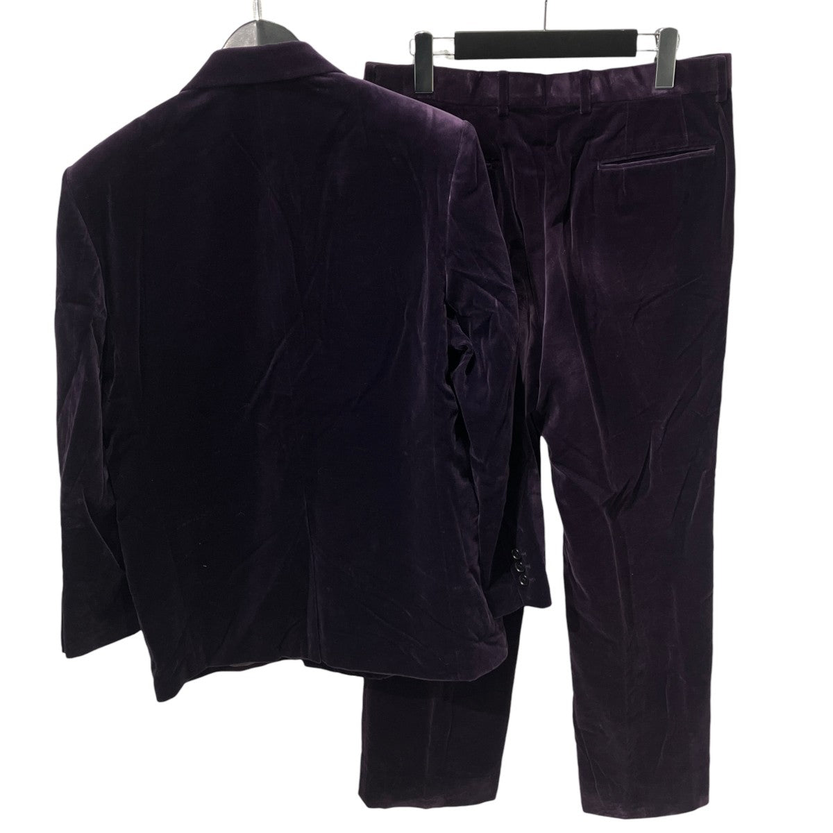 LITTLEBIG Velvet 4B Double Breasted JacketベルベットセットアップLB203-JK03 古着・中古-2枚目のアイテム画像