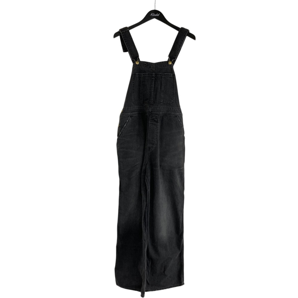 25AWBLACK DENIM OVER ALLデニムサロペット