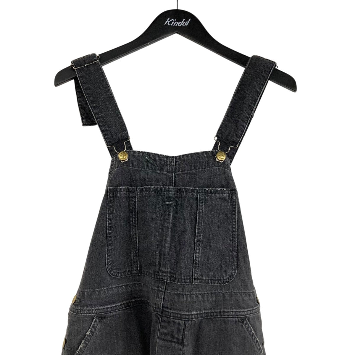 25AWBLACK DENIM OVER ALLデニムサロペット