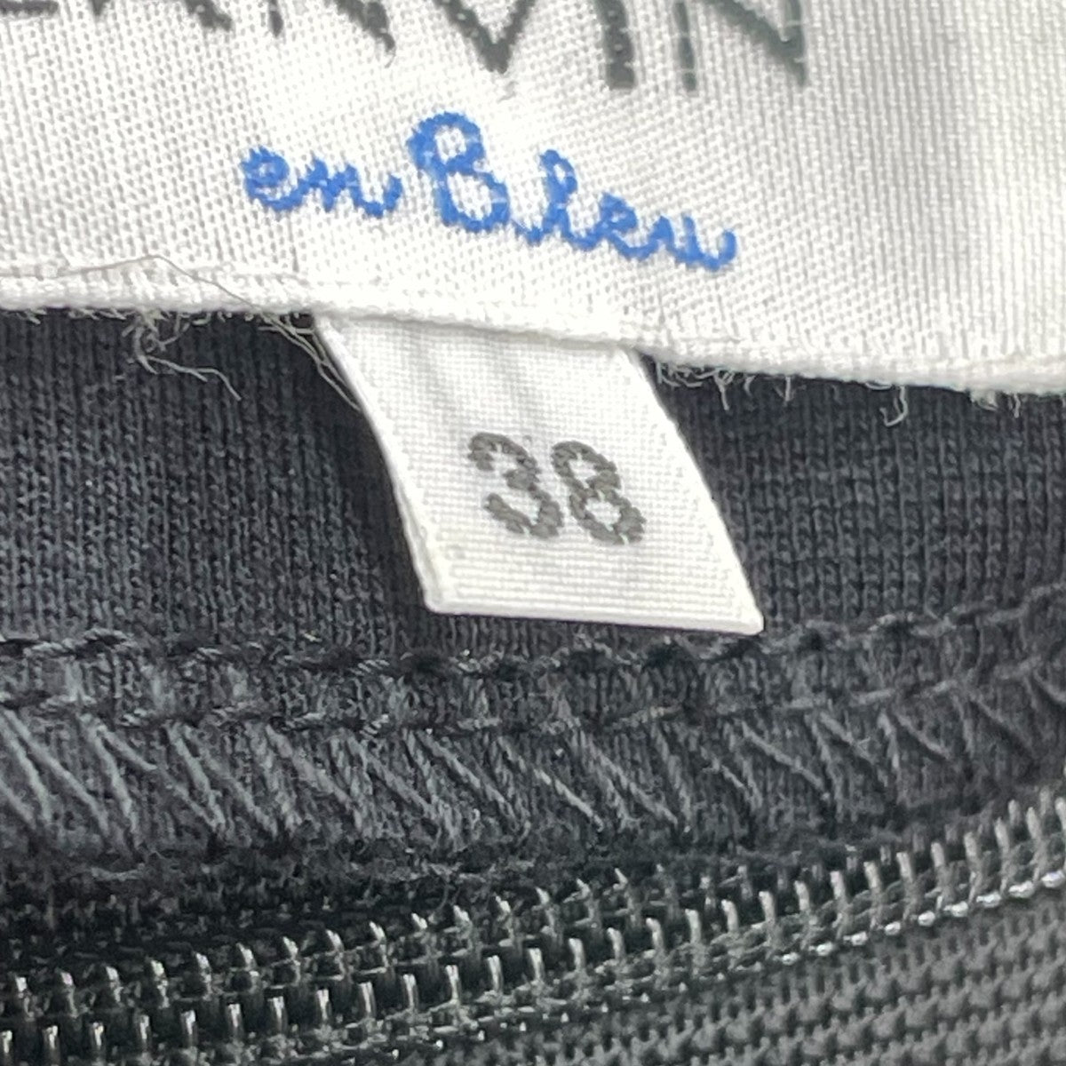 LANVIN en Bleu タフタコンビニットワンピース 3186322 古着・中古-10枚目のアイテム画像