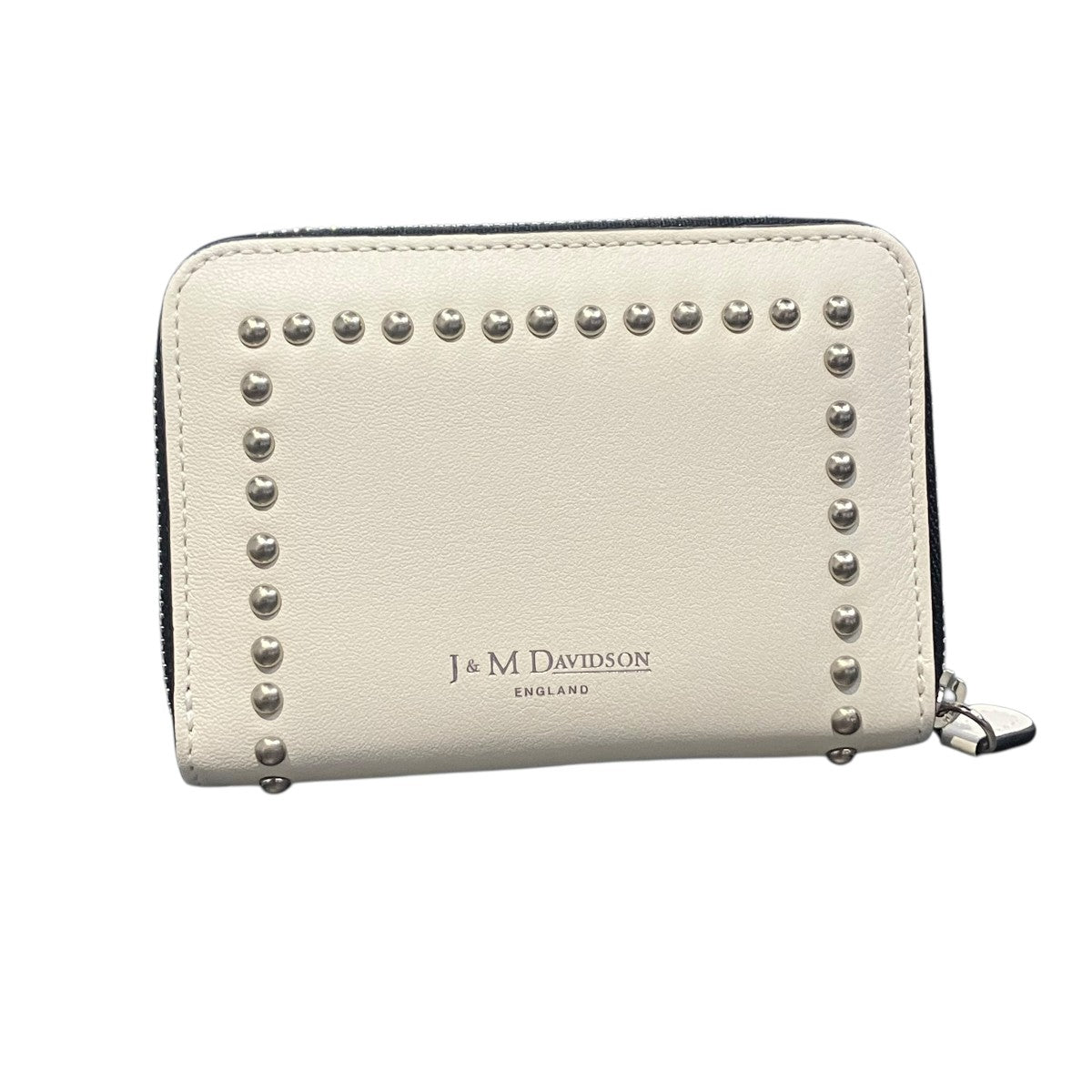 JET SET COLLECTION  SMALL ZIP PURSE WITH STUDSカードケース