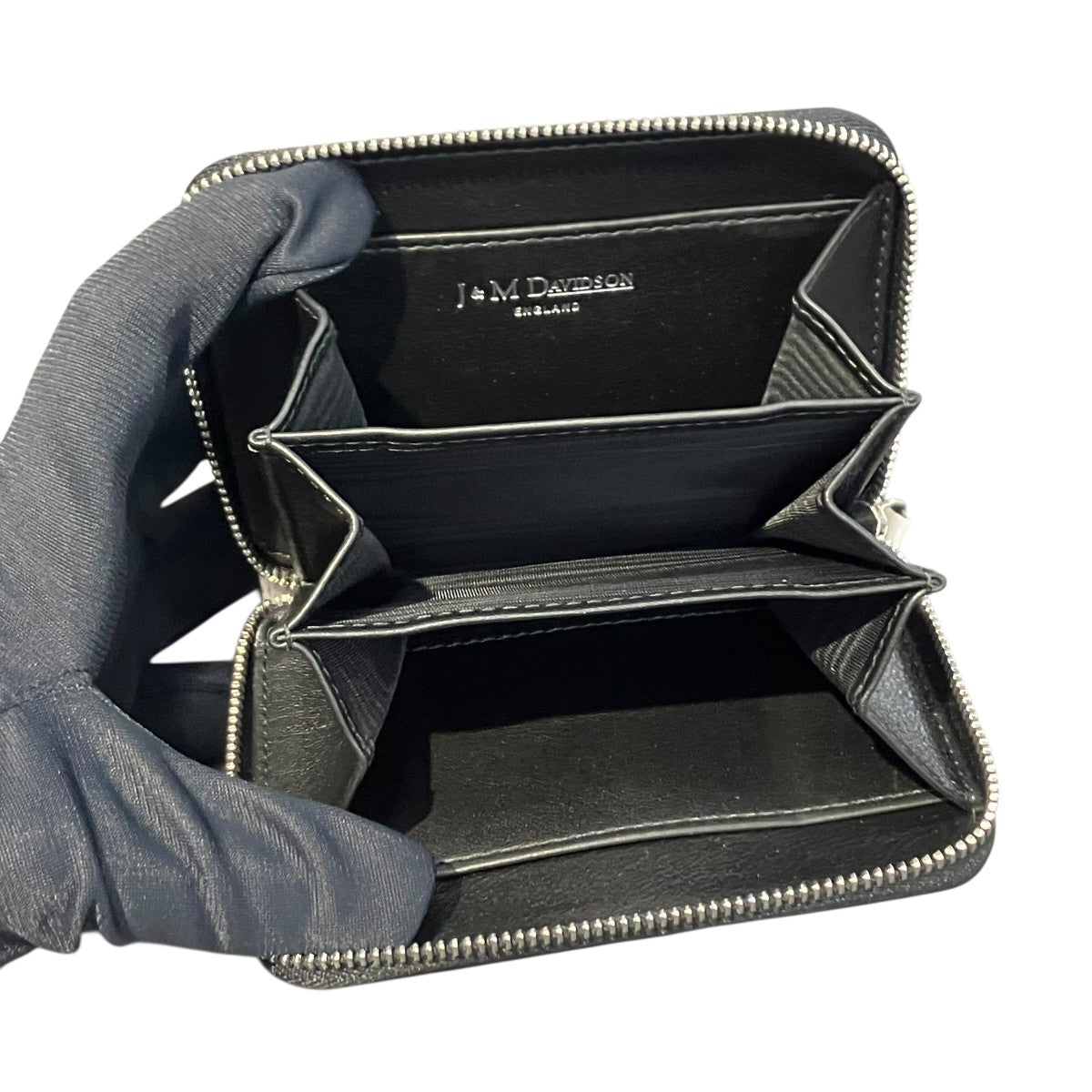 JET SET COLLECTION  SMALL ZIP PURSE WITH STUDSカードケース
