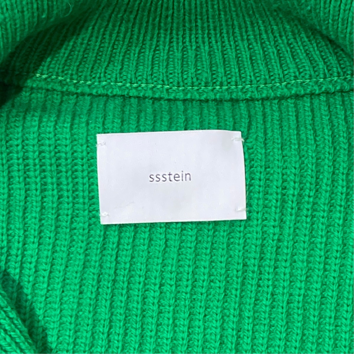 stein Oversized Drivers Knit Zip JacketジップニットST.995 古着・中古-4枚目のアイテム画像