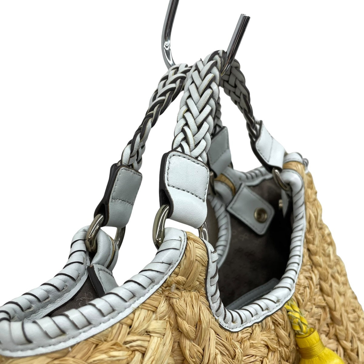 ANYA HINDMARCH カゴバッグハンドバッグ 古着・中古-3枚目のアイテム画像