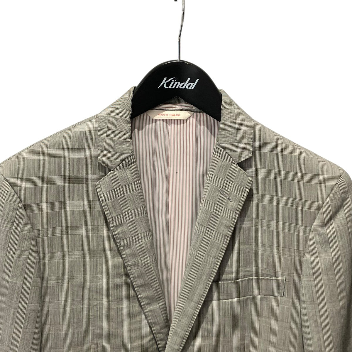 BROOKS BROTHERS タイ製チェックテーラードジャケット 古着・中古-3枚目のアイテム画像