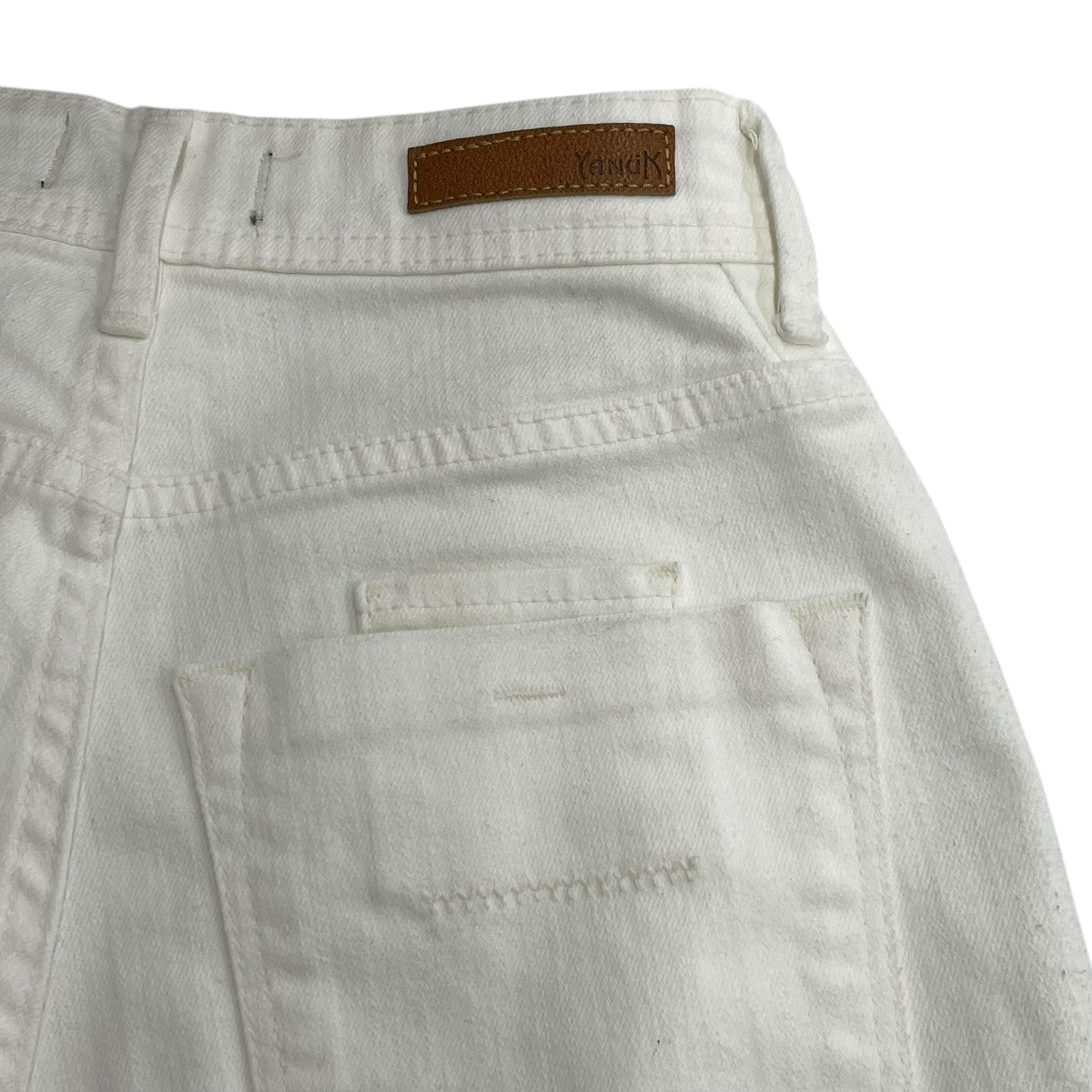 YANUK Wide Flareワイドデニムパンツ57111306 古着・中古-4枚目のアイテム画像
