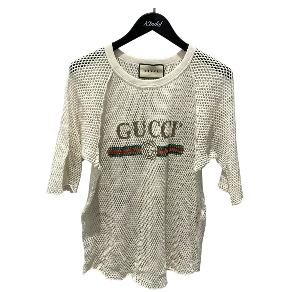 GUCCI 半袖メッシュカットソーTシャツ497078 古着・中古-1枚目のアイテム画像