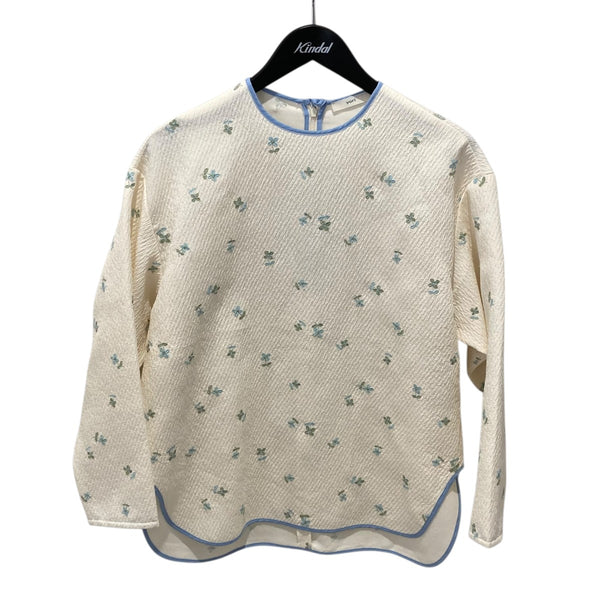 yori(ヨリ) 25AWフクレ刺繍シンプルブラウス長袖ブラウスYR21-25134AW yori(ヨリ) 25AWフクレ刺繍シンプルブラウス長袖ブラウスYR21-25134AW