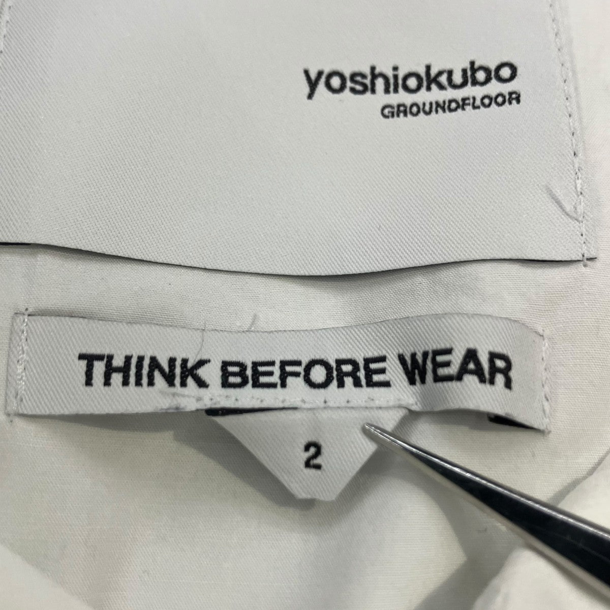 yoshio kubo YKS21210 SHARAKU PATCH SHIRTSレギュラーシャツ 古着・中古-5枚目のアイテム画像