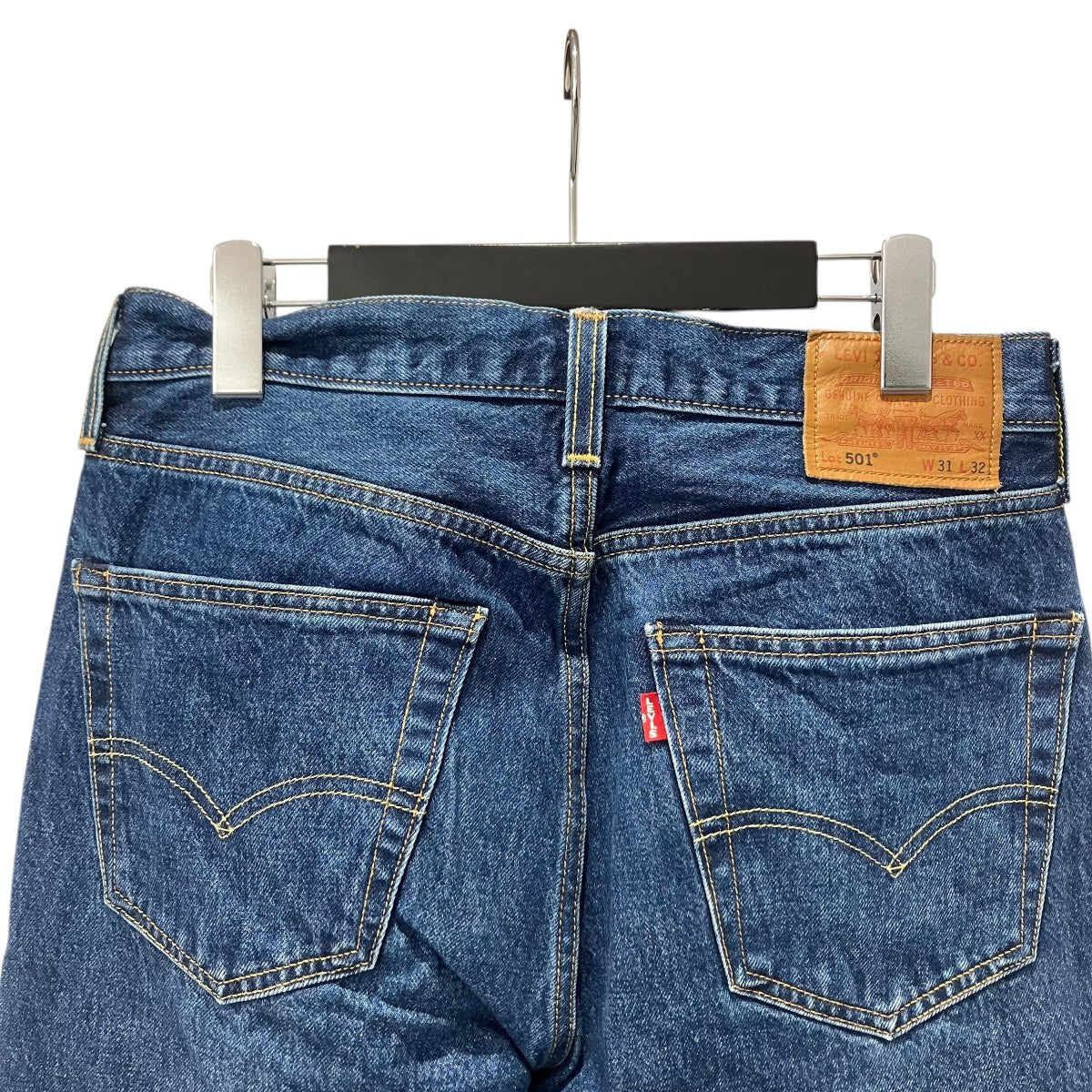 LEVI’S PReMIUM 501 BLAST OF BLUE SELVEGDEデニムパンツ00501-3544 古着・中古-4枚目のアイテム画像