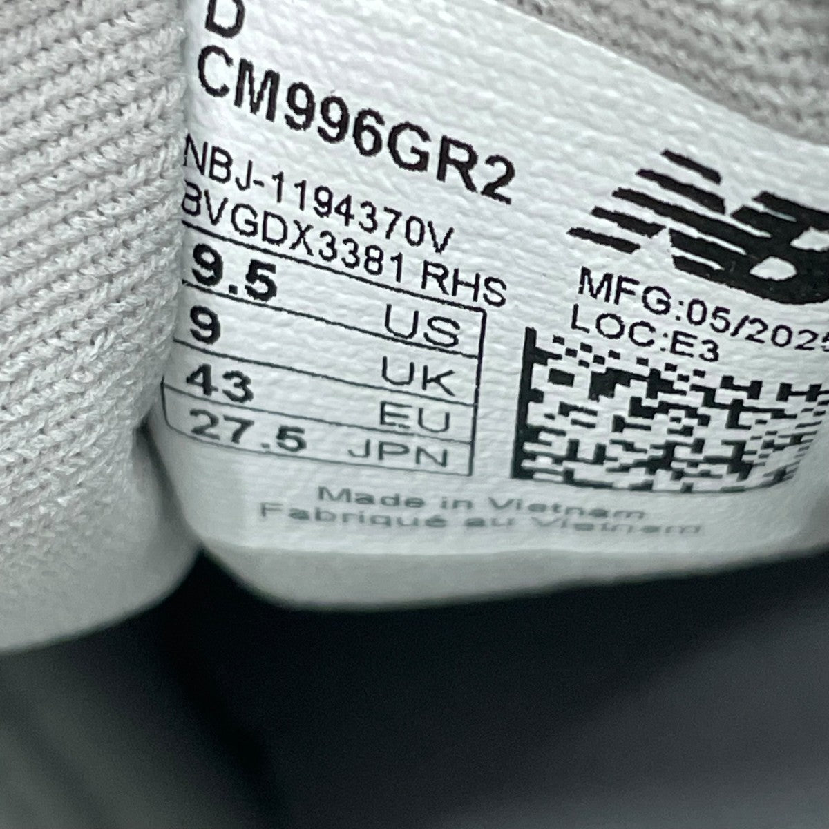 NEW BALANCE スニーカーCM996GR2 古着・中古-6枚目のアイテム画像