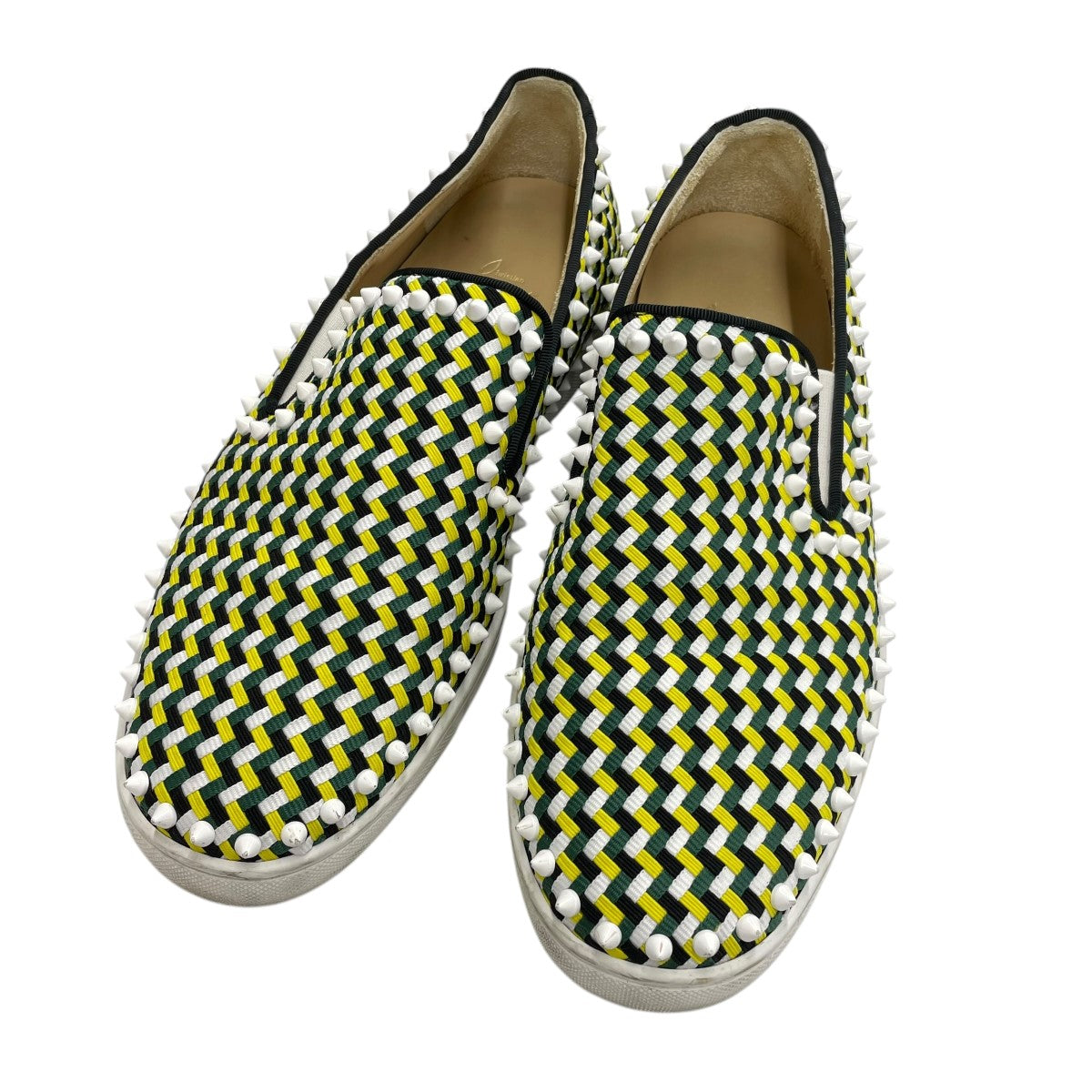 Christian Louboutin スタッズスリッポン 古着・中古-1枚目のアイテム画像