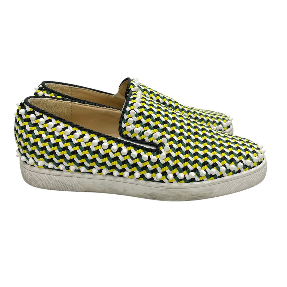 Christian Louboutin スタッズスリッポン 古着・中古-3枚目のアイテム画像