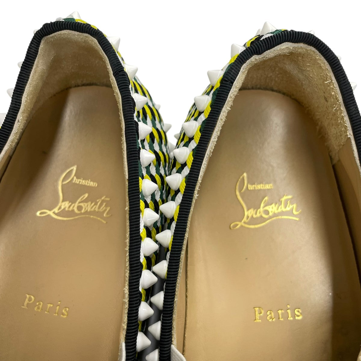 Christian Louboutin スタッズスリッポン 古着・中古-5枚目のアイテム画像