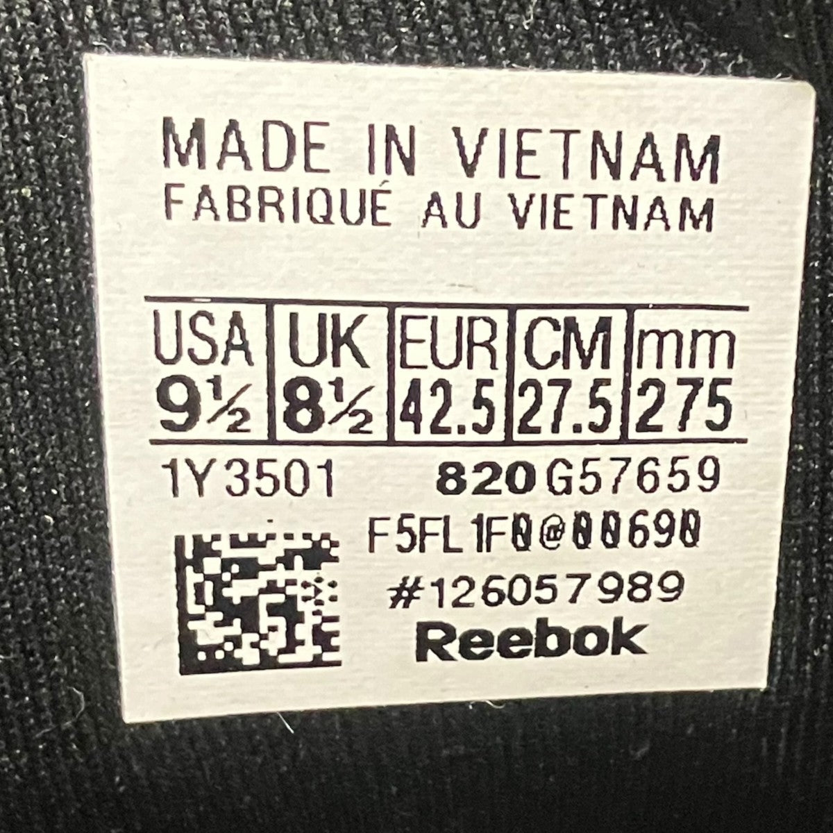 adidas×reebok スニーカー1y3501 古着・中古-7枚目のアイテム画像