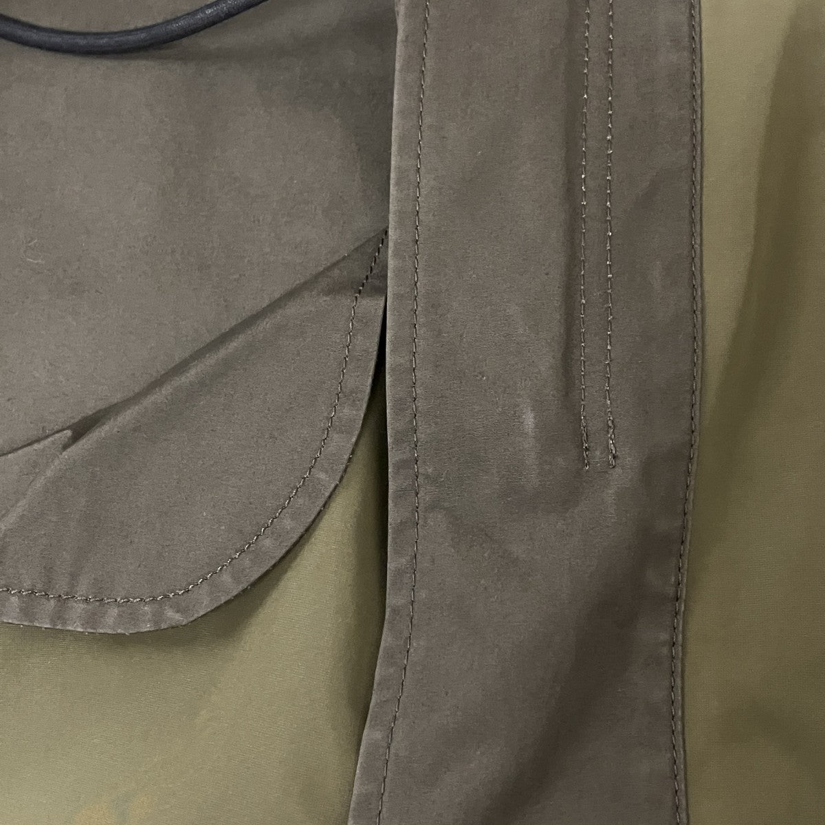 24SSTaffeta Blousonロングベスト24-07215