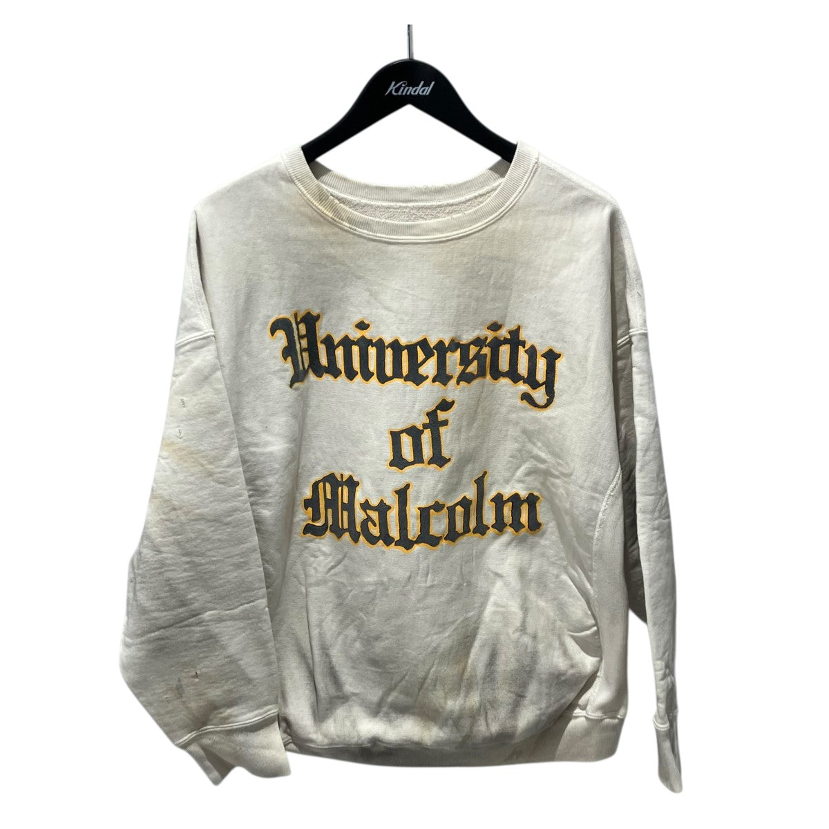 BOWWOW UNIV． MACLAREN LETTERING SWEATSHIRT AGEDクルーネックスウェット 古着・中古-1枚目のアイテム画像