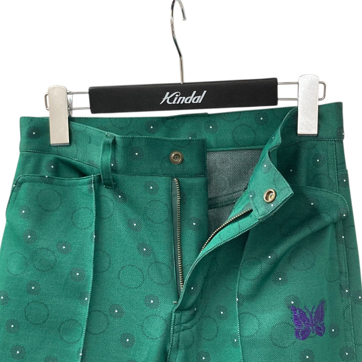 Needles LQ221 Boot-Cut Jean Poly Jq．フレアパンツ 古着・中古-3枚目のアイテム画像
