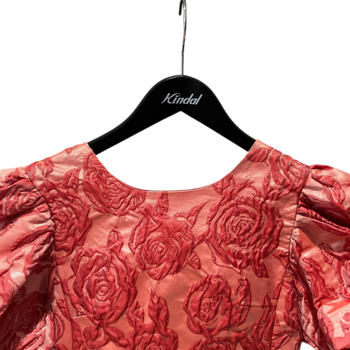 Sister Jane JACQUARD COCKTAIL MINI DRESS ミニワンピース花柄半袖ワンピース29SJ03DR2039RED 古着・中古-3枚目のアイテム画像
