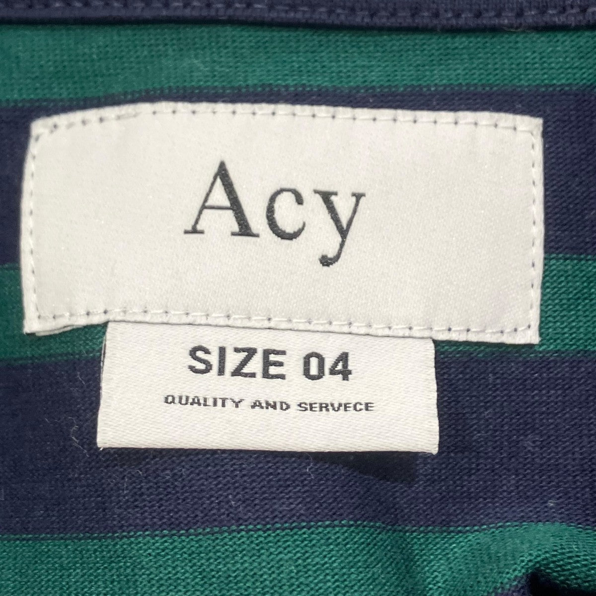 Acy SS BORDER TEEボーダーTシャツACY-24SS-006 古着・中古-5枚目のアイテム画像