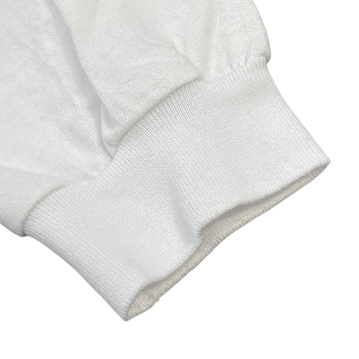 SEESEE BIG LS POLO WHITE長袖ポロシャツ 古着・中古-4枚目のアイテム画像