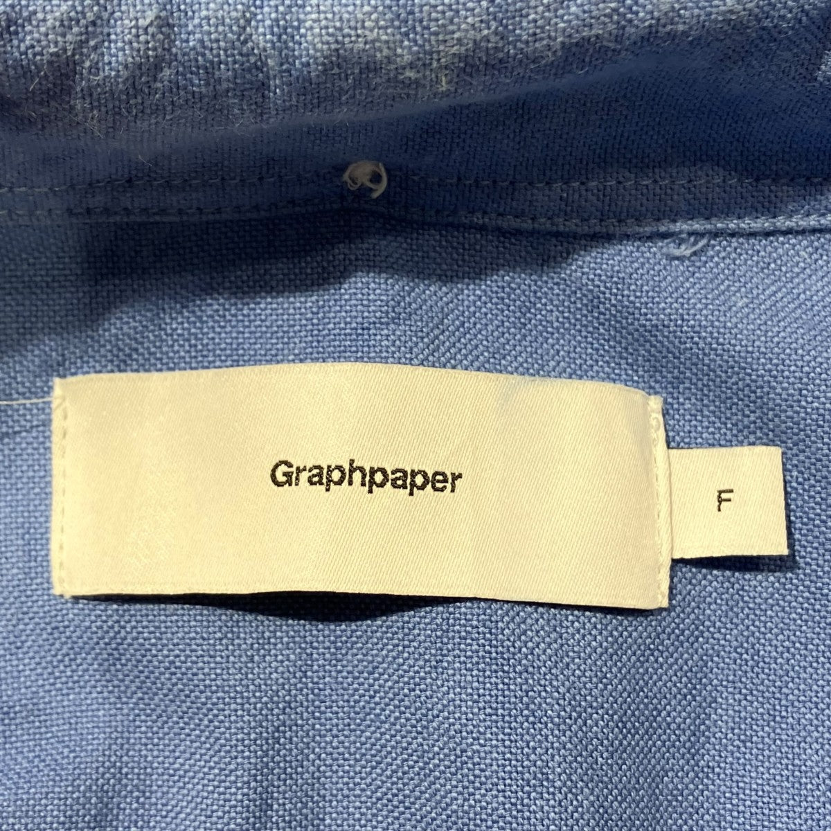 Graphpaper 23SSプルオーバーシャツGM231-50234B 古着・中古-5枚目のアイテム画像