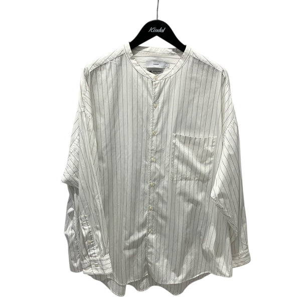 Graphpaper×THOMAS MASON Oversized Band Collar Shirt 長袖シャツ