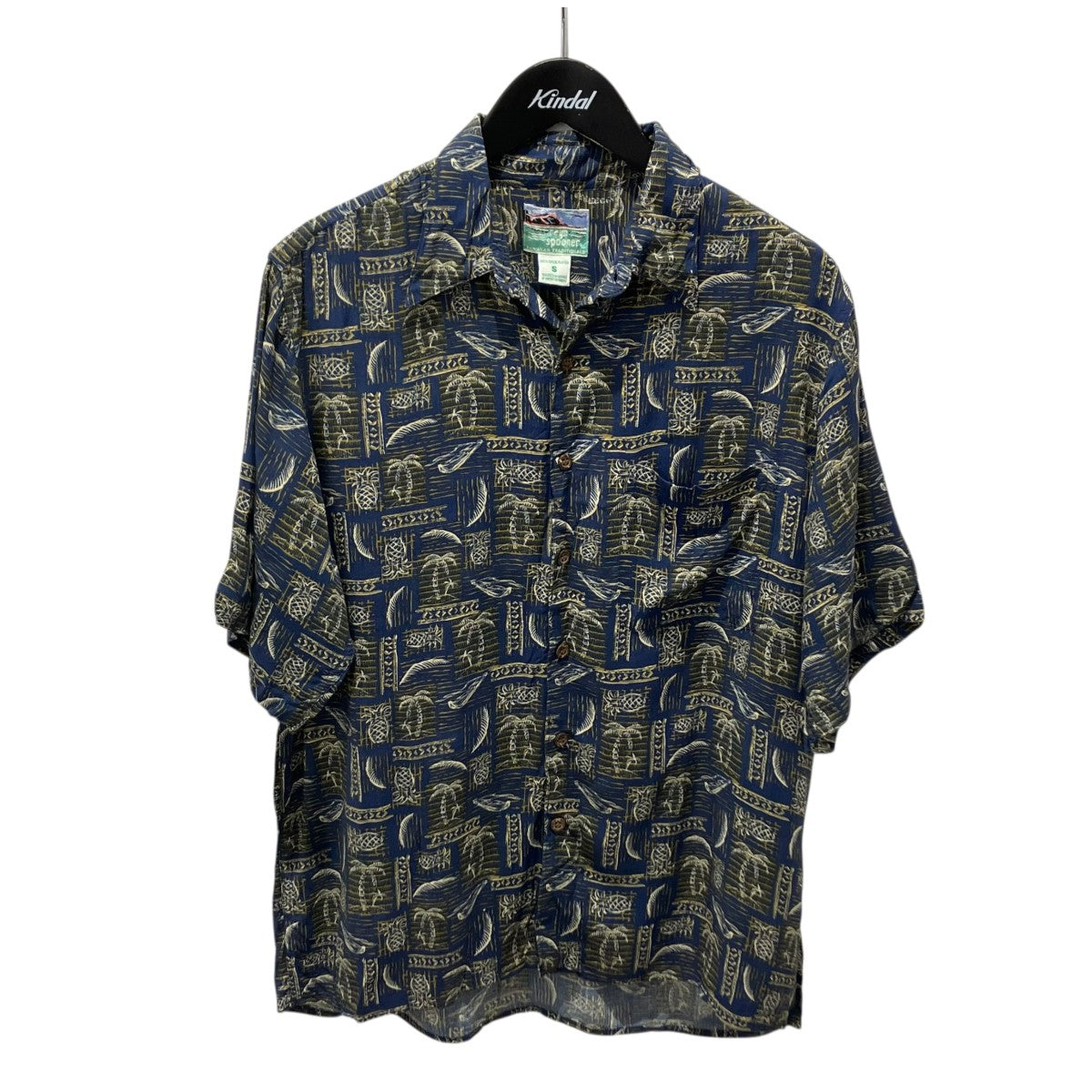 80s〜90s ヤシの木柄アロハシャツ