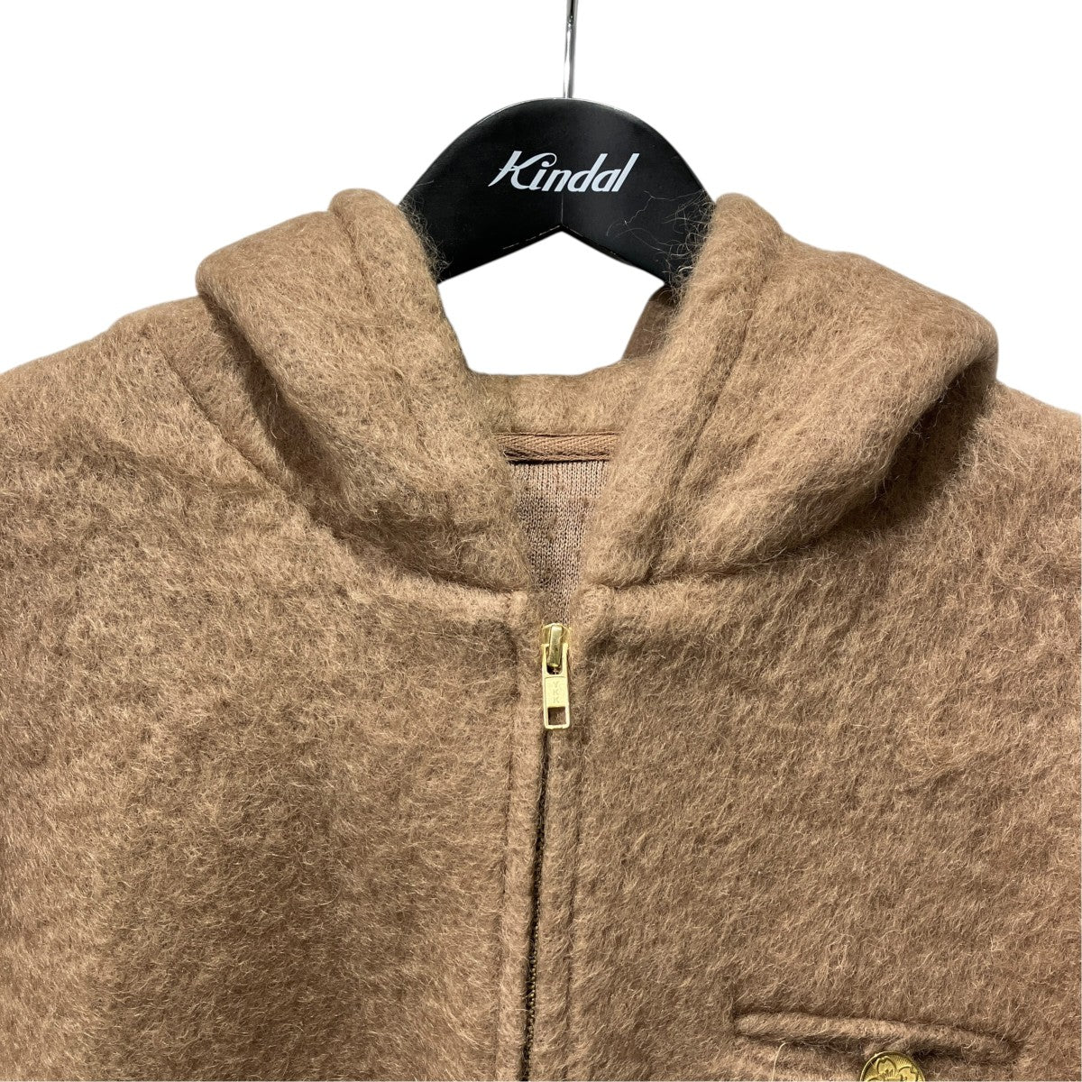 25AWMOHAIR ZIP HOODIEニットパーカーMGY25LEJ01
